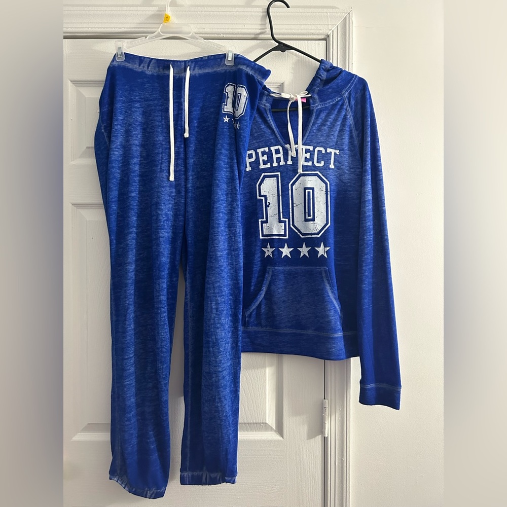 Perfect 10 blue sweat suit by Hard Candy